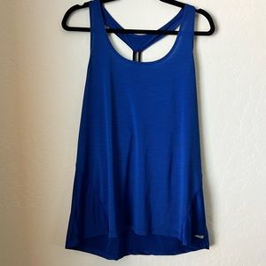 5/$25 Blue and Black “T” back Athletic tank